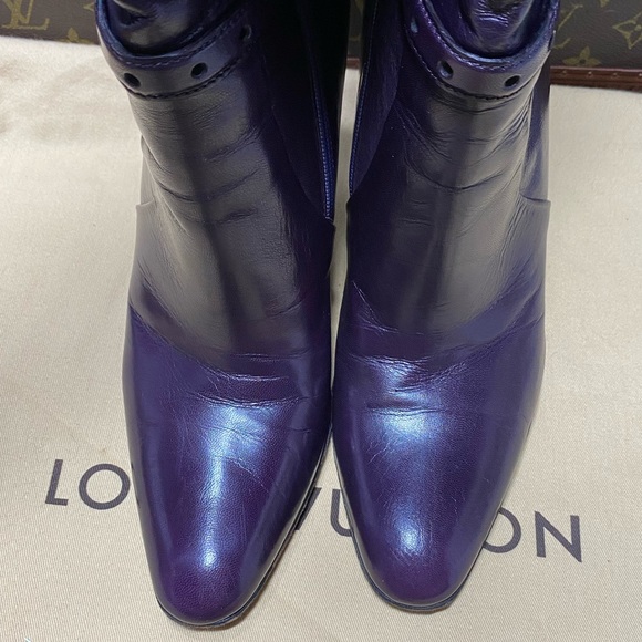 Purple Gucci boots - Picture 3 of 12